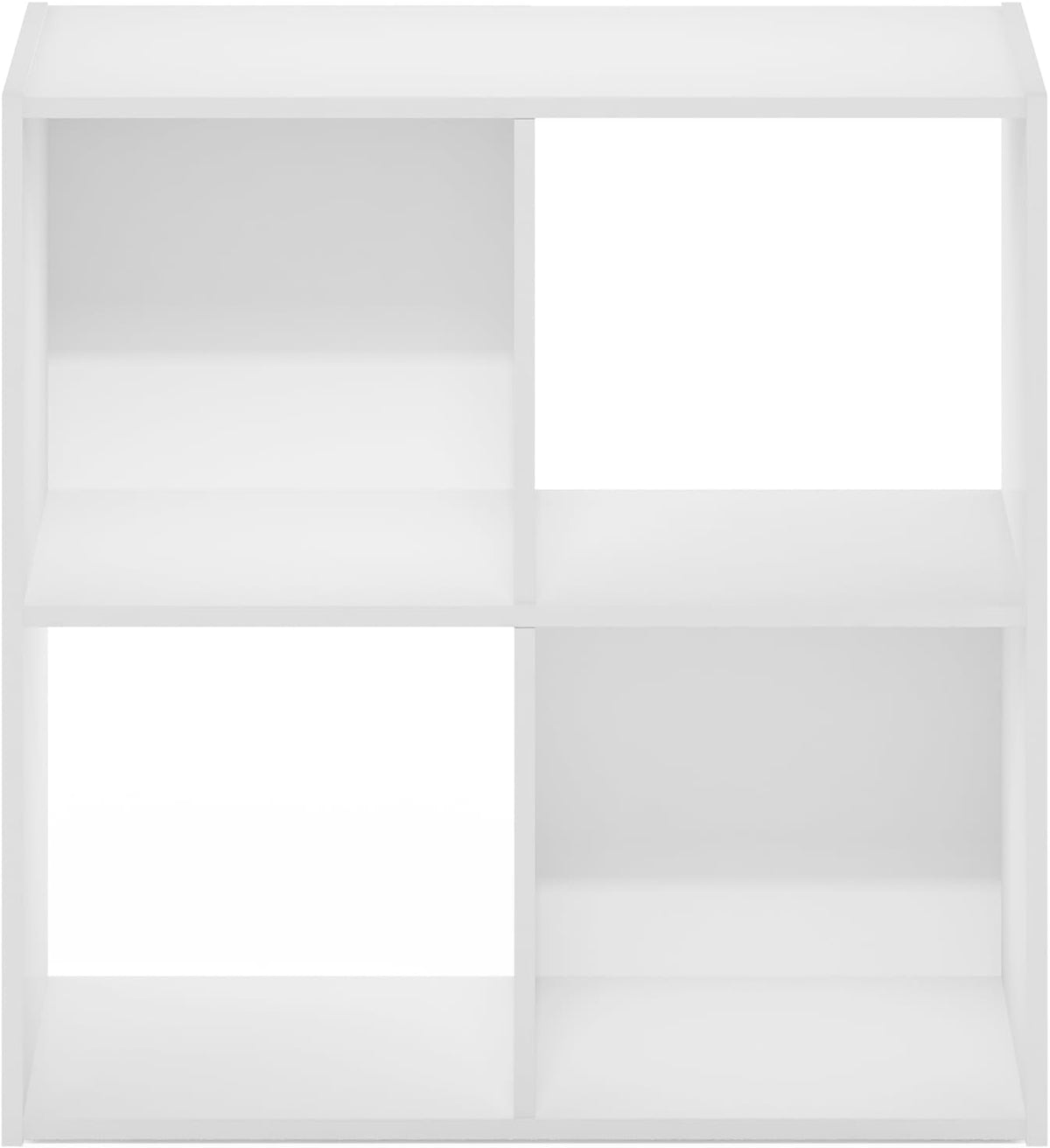 White 4-Cube Storage Bookshelf
