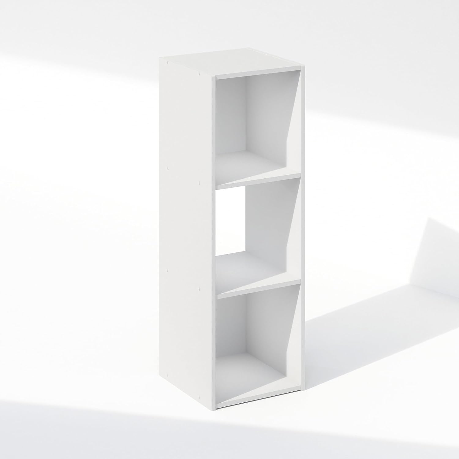 White 3-Cube Storage Bookcase