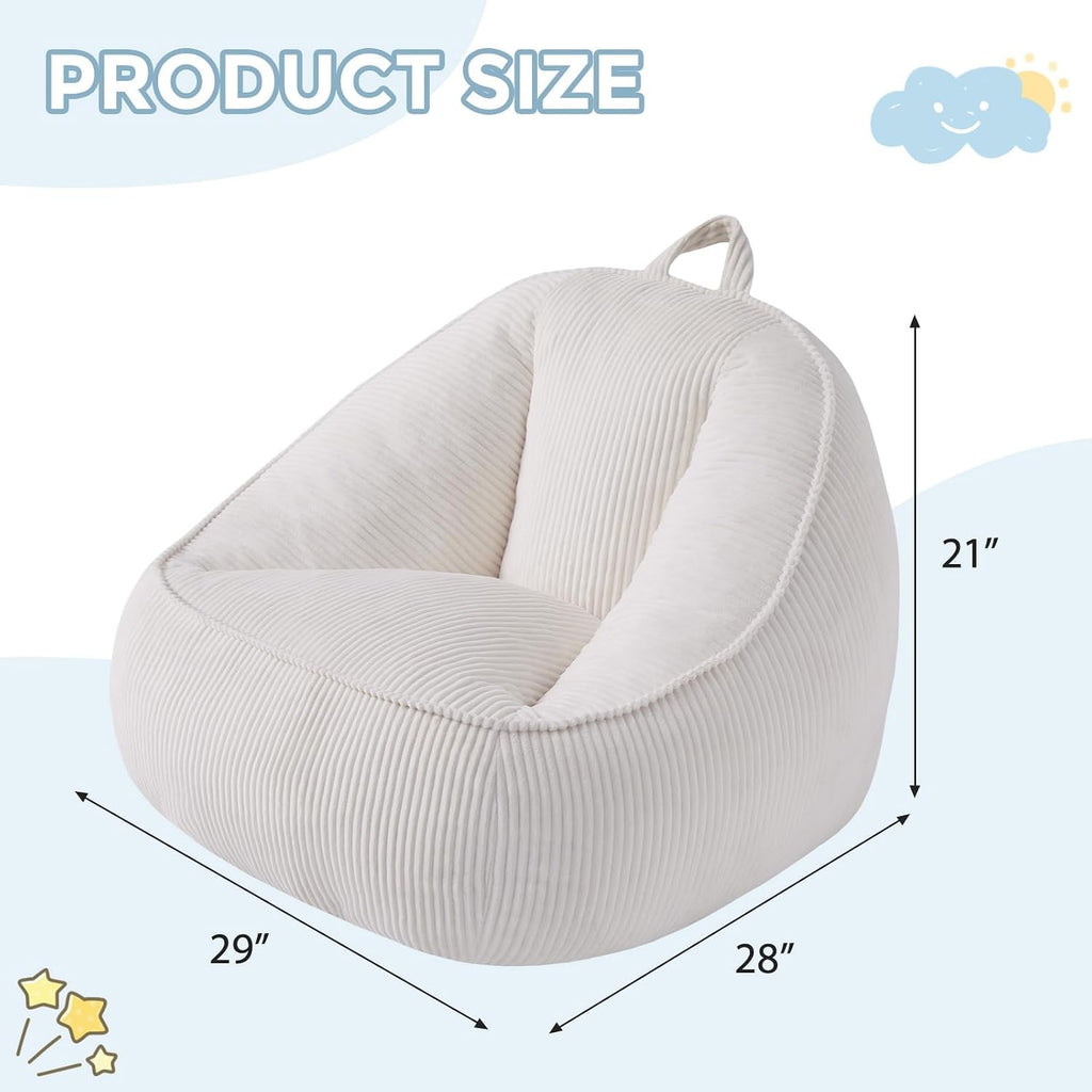 Soft Cozy Kids Bean Bag Chair