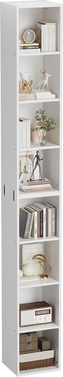 8-Tier Wooden Cube Bookcase