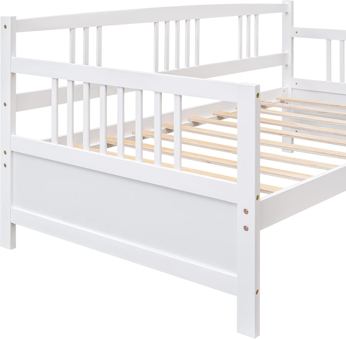 White Wood Twin Platform Daybed