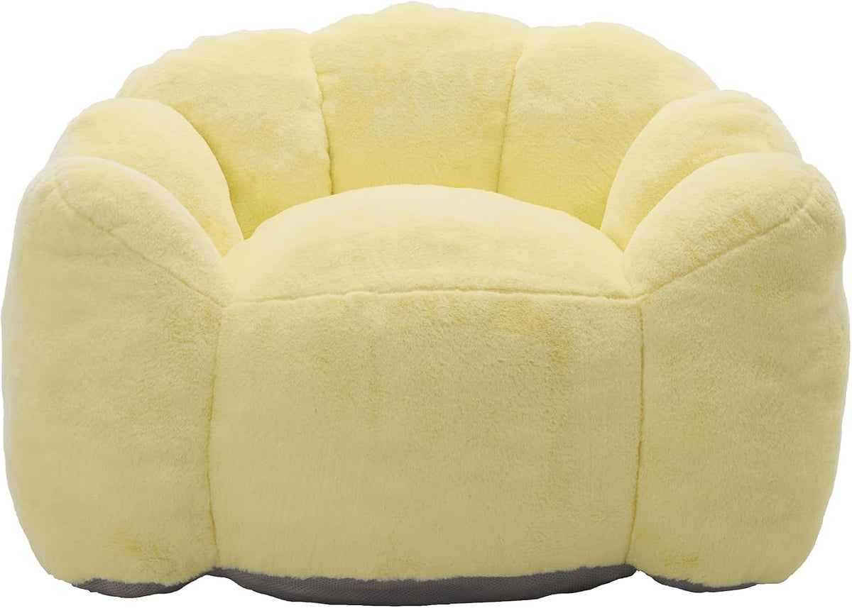 loral Faux Fur Adult Bean Chair