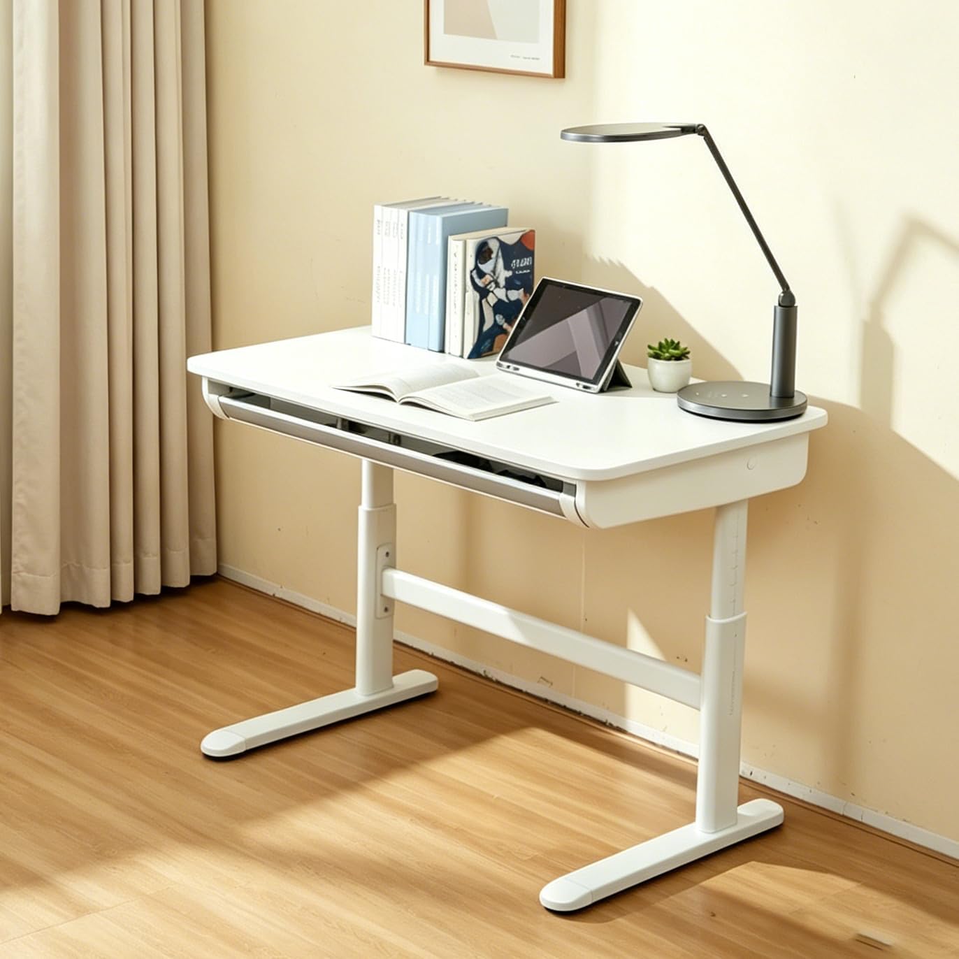 Adjustable Kids Wood Study Desk