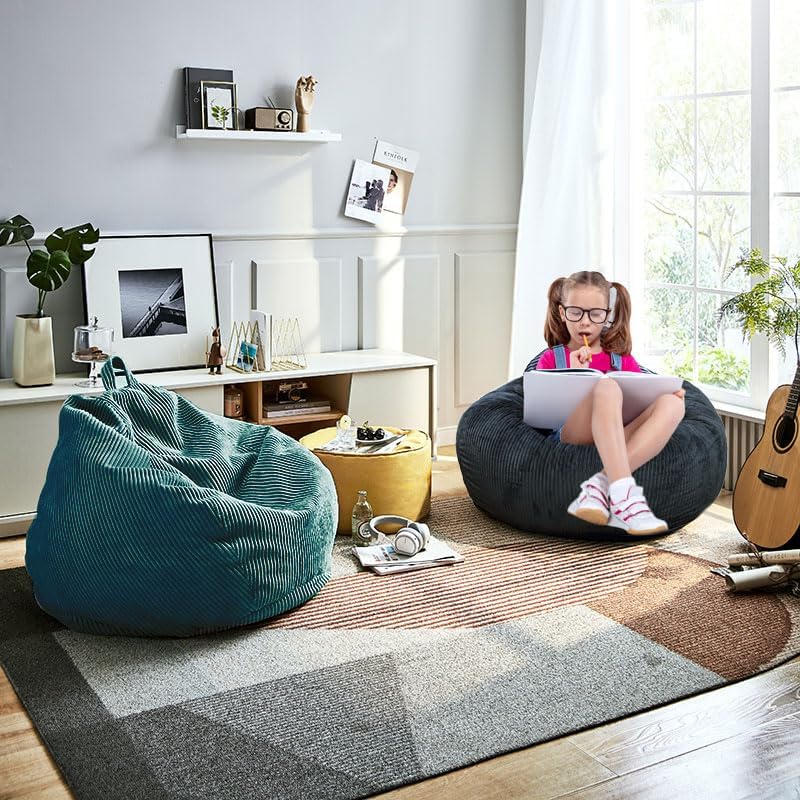 Fluffy Rabbit Fur Bean Bag Chair