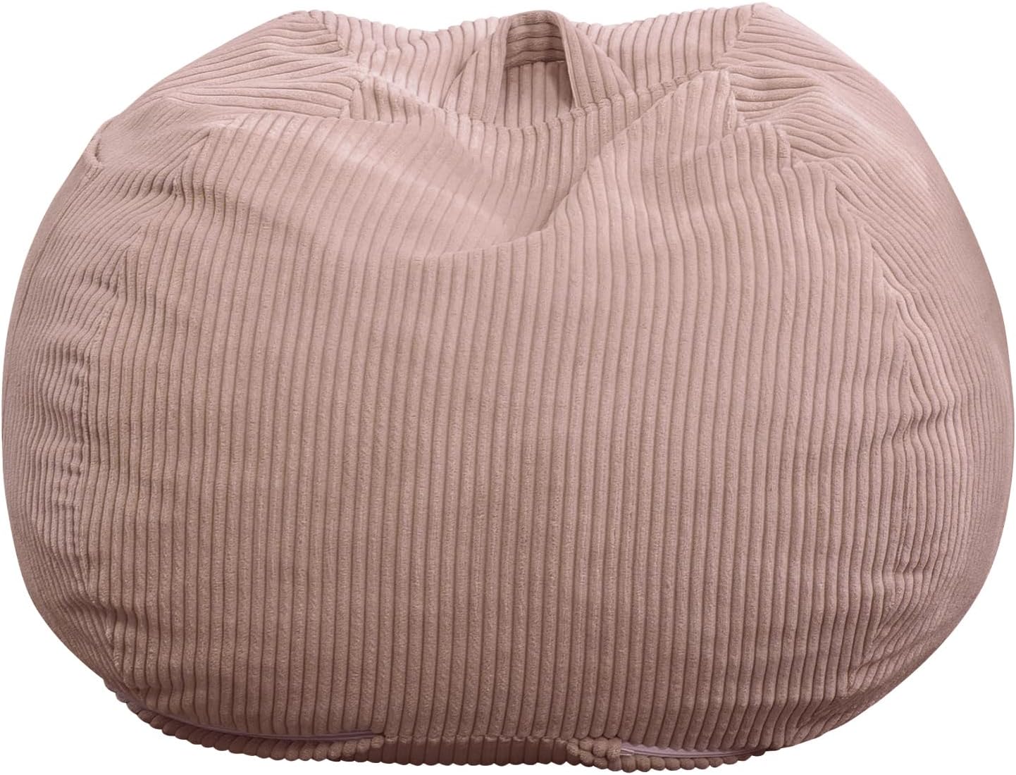 Pink Corduroy Foam Bean Chair