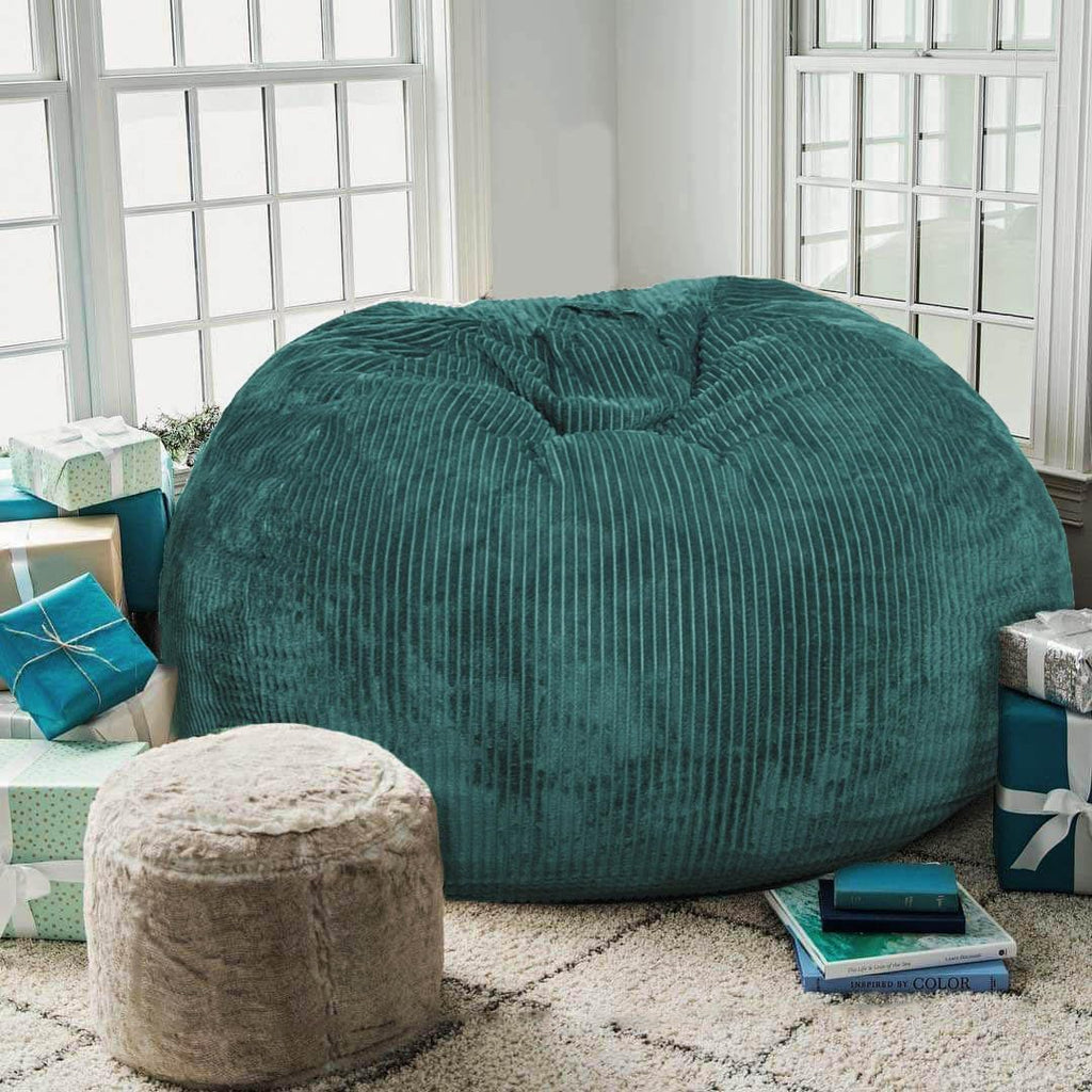Fluffy Rabbit Fur Bean Bag Chair