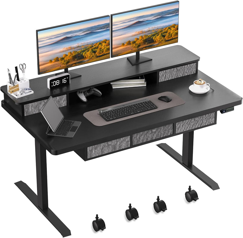 Motorized Drawer Adjustable Desk