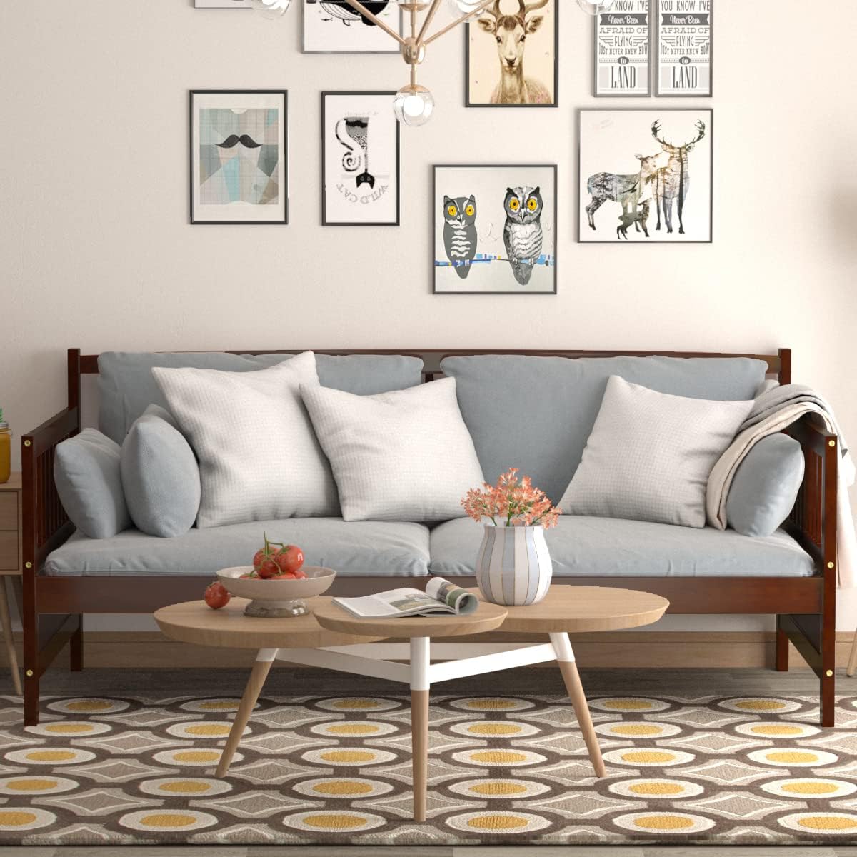 Wood Twin Slat Support Daybed