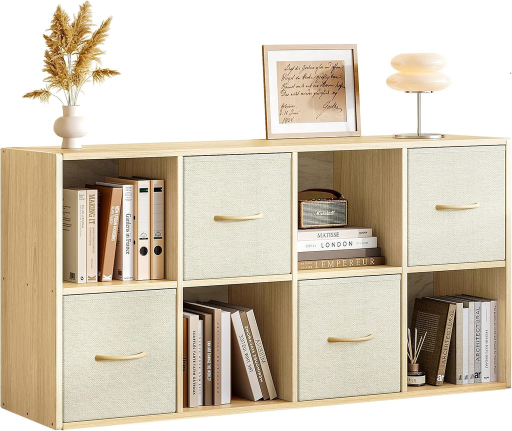 Wood Cube Organizer Bookshelf