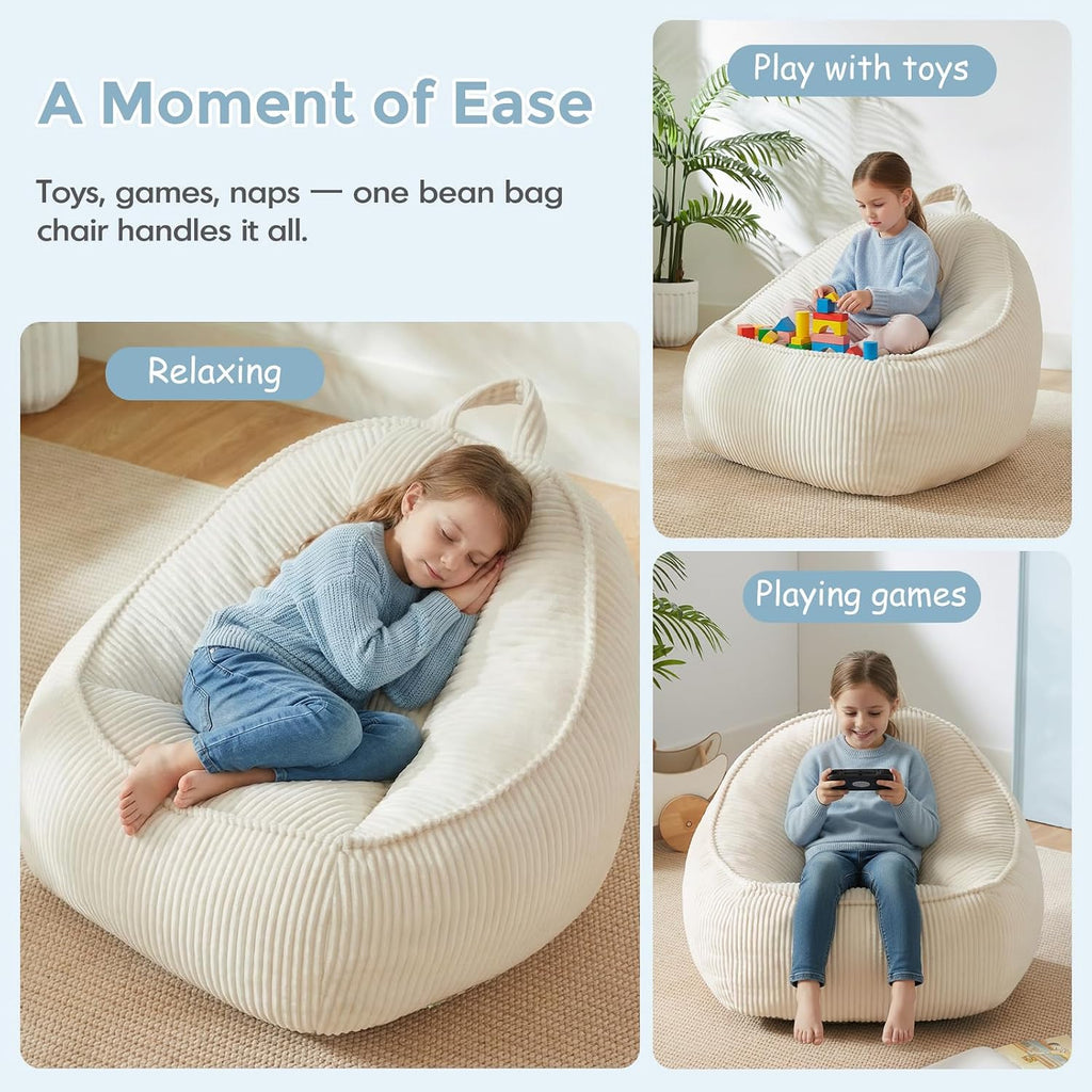 Soft Cozy Kids Bean Bag Chair
