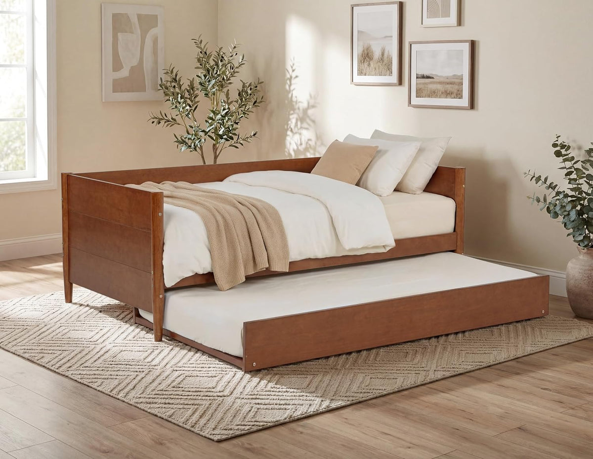 Castanho Twin Trundle Daybed