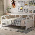 White Wood Twin Platform Daybed
